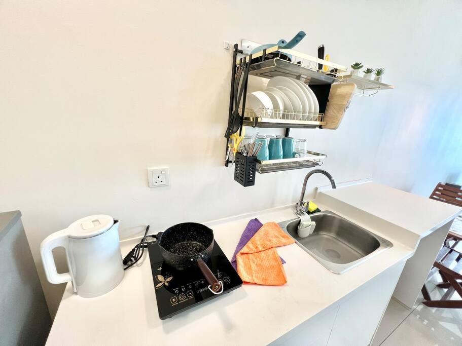 B Setia Alam 1-5 Pax Cozy Home Wifi&Tv Studio 3 Beds Trefoil Shah Alam Extérieur photo